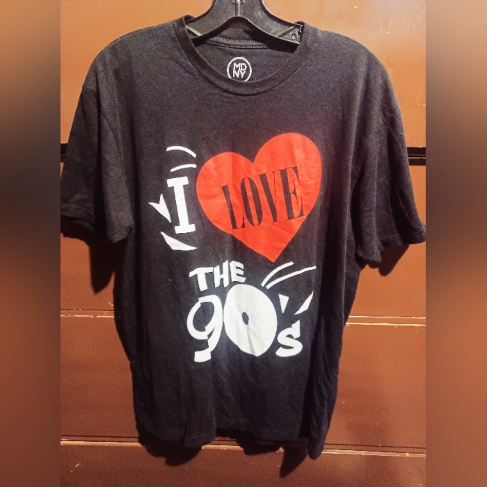 DNY Black Graphic Tee (A)
